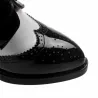 Pointed toe brogue shoes - lace-up - with heels