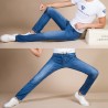 Denim jeans - slim pants - stretchable - with pockets