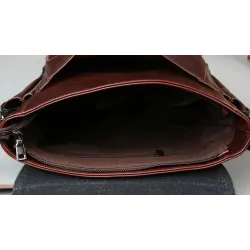POLO Vintage crossbody / axelväska - stor kapacitet - läder