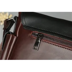 POLO Vintage crossbody / axelväska - stor kapacitet - läder