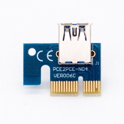 PCI-E-Riser-Karte 006C - Bitcoin Miner - 1x bis 16x - USB 3.0