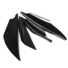 Universal - front bumper spoilers protector - black - 4 pieces