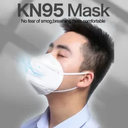 KN95 / FFP2 - beschermend mond- / gezichtsmasker - vijflaags - antibacterieel - herbruikbaar - 10 - 100 stuksMondmaskers