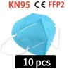 KN95 / FFP2 - beschermend mond- / gezichtsmasker - vijflaags - antibacterieel - herbruikbaar - 10 - 100 stuksMondmaskers