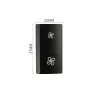 Nasadka przycisku wentylatora - włącznik klimatyzacji - dla BMW X5 E70 X6 E71Części wewnętrzne