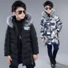 Kids thick jacket - with fur collar