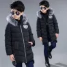 Kids thick jacket - with fur collar