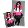 Warm donsjack - met afneembare bontcapuchonKinderen