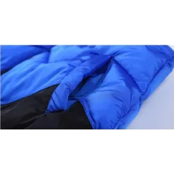 Warm donsjack - met afneembare bontcapuchonKinderen