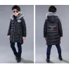 Kids thick jacket - with fur collar