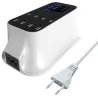 8 Port USB Snabbladdare - strömadapter - Smart IC - med display och automatisk detektering