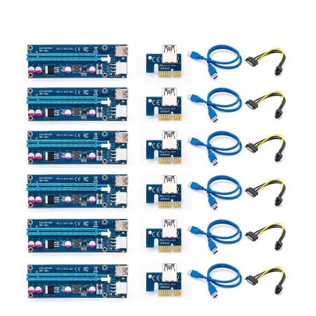 Karta rozszerzająca PCI-E 006C - bitcoin miner - 1x do 16x - USB 3.0Strony