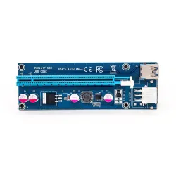 Karta rozszerzająca PCI-E 006C - bitcoin miner - 1x do 16x - USB 3.0Strony