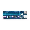 PCI-E riser card 006C - bitcoin miner - 1x to 16x - USB 3.0
