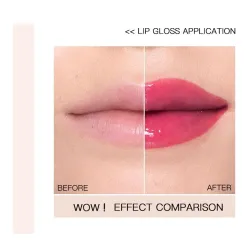 Mini Kapsel - Lipgloss - Farbwechsel unter dem Einfluss von Temperatur - wässrige samtige Textur