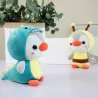 Kleiner Pinguin - verkleidet als Frosch / Einhorn / Biene / Dinosaurier - Plüschtier - 23cm