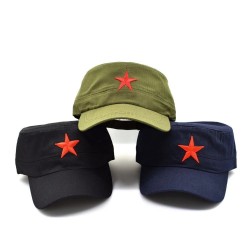 Baseballmütze - Armeehut - mit rotem Stern