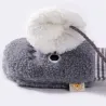 Crianças luvas de pelúcia quentes - um dedo - com corda - design de animais