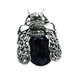 Cristaux - broche vintage