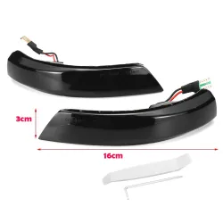 Car side mirror turn signal - indicator - LED - for Ford Focus MK2 MK3 08-16 Mondeo MK4 - 2 pieces