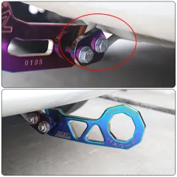 Universeller Auto-Heckstoßstangen-Abschlepphaken - Aluminiumlegierung