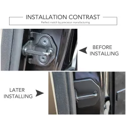 Car door lock cover case - for Land Rover - Volvo - Ford Focus
