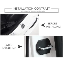 Car door lock cover - for Volvo S80 - Ford Focus 3 - Escort / Fiesta / KUGA / S-MAX - MondeoInterior accessories