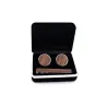 Manchetknopen & dasspeld - lasergegraveerd - houten setManchetknopen
