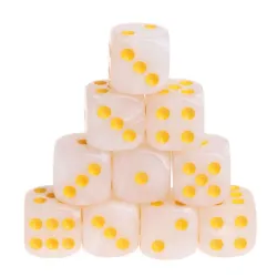 Board game dices - acrylic polyhedral - 10 pieces