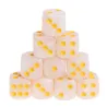 Board game dices - acrylic polyhedral - 10 pieces