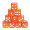 Board game dices - acrylic polyhedral - 10 pieces