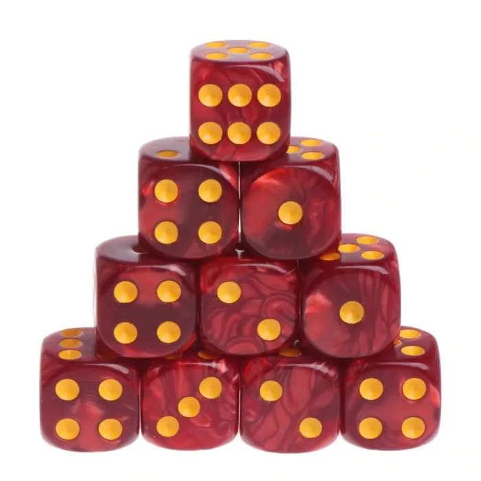 Acrylic polyhedral dice - board game dice - 10pcs/set
