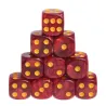 Board game dices - acrylic polyhedral - 10 pieces