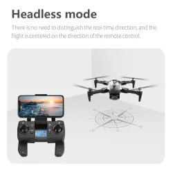 Drone PiezasM818 - 5G - WIFI - FPV - GPS - 4K HD ESC Camera - Brushless - Foldable - RC Drone Quadcopter - RTF
