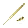 Brass ear massage probe