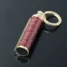 Vintage metalen aansteker - kerosine olie - met sleutelhangerAanstekers