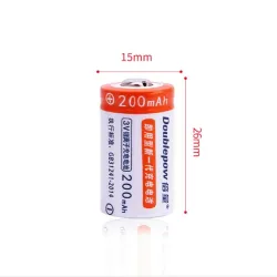 2 baterie ładowalne Cr2 200 mAh - z uniwersalną inteligentną ładowarką Cr2 / CR123ABaterii