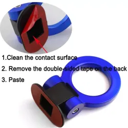 PegatinasUniversal car tow hook - ring shaped