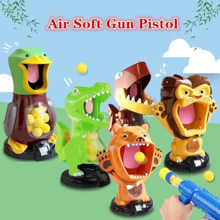 Soft bullets gun - scope target - schietspeelgoedSpeelgoed