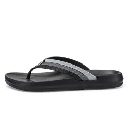 Ledersandalen - Strand Flip Flops - gestreiftes Design