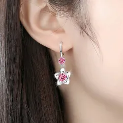 AretesFlower tassel earrings - 925 sterling silver