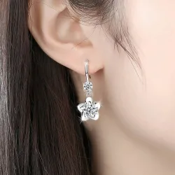 AretesFlower tassel earrings - 925 sterling silver