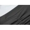 Sexy rückenfreies Langarm-Minikleid