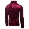 Varm turtleneck - tröja - skinande bomull