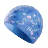 Bloemen / flamingo - siliconen badmuts - bescherming lang haarZwemmen
