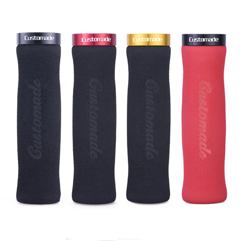 MTB bicycle handlebar cover - sponge grips - anti-slip - with ends