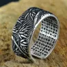 Heart sutra ring - Buddhism - 925 sterling silver