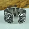 Heart sutra ring - Buddhism - 925 sterling silver