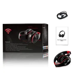 Bluetooth-headset - trådlösa hörlurar - vikbara - handsfree - MP3-spelare