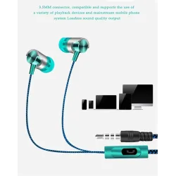 AuricularesMюJ J7 - auriculares - con micrófono - super bajo